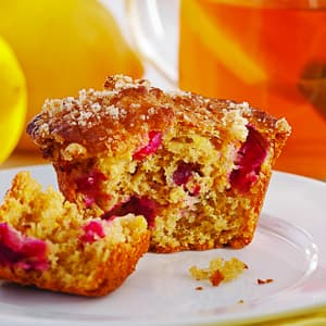 Lemon-Cranberry Muffins