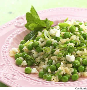 Minted Peas & Rice with Feta