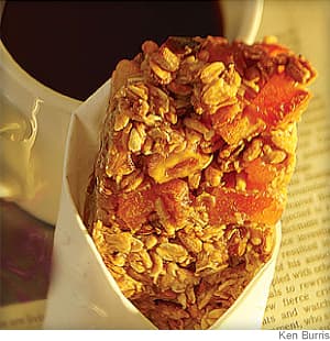 Apricot-Walnut Cereal Bars