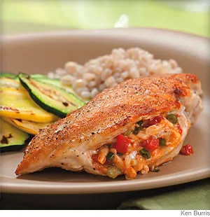Chicken Breasts Stuffed With Pimiento Cheese