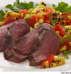 Grilled Steak With Fresh Corn Salad