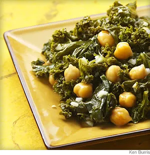Indian-Spiced Kale & Chickpeas