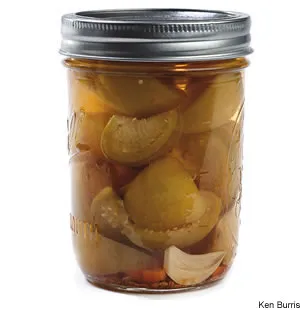 Mexican Pickled Tomatillos