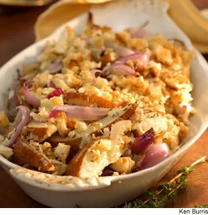 Pear & Red Onion Gratin