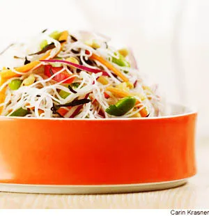 Rice Noodle & Edamame Salad