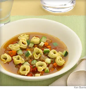 Tortellini & Zucchini Soup