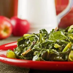 smoky greens without ham hocks bacon grease