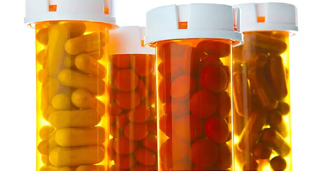 prescription pill bottles