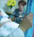 In hospital with child