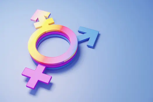 photo of transgender symbol