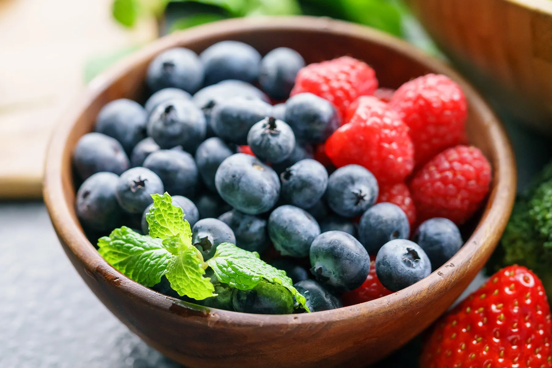 More Berries, Red Wine in Diet Might Slow Parkinson's