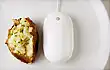 computer mouse and potato