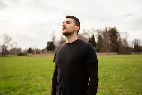 photo of breathing challenges video, still