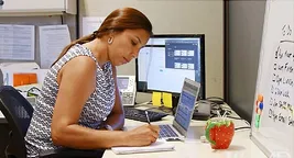 adhd challenges at work woman at desk