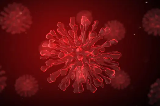 photo illustration of hiv virus