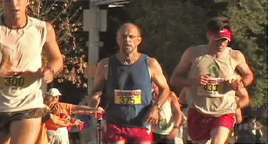 men running in race