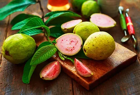 sliced guava
