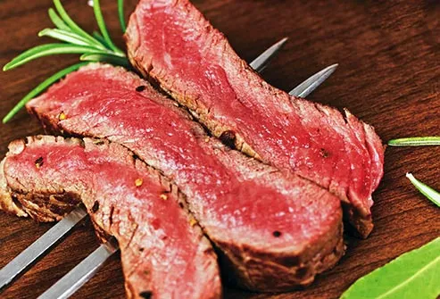 grilled steak sliced