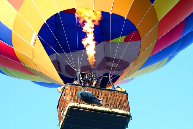 photo of hot air balloon
