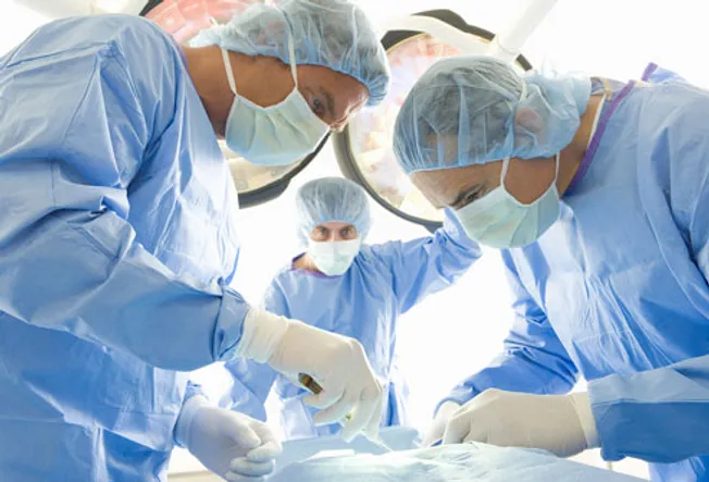 Surgeons Operating On Heart