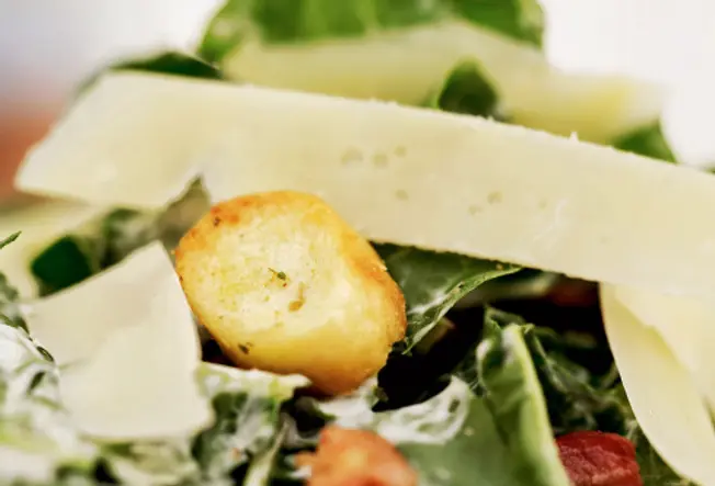 Worst: Salad With Croutons and Cheese