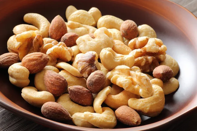 photo of mixed nuts