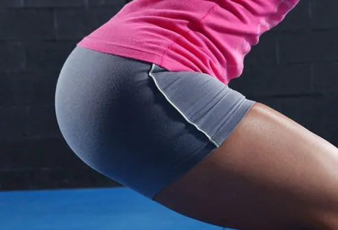 Woman Exercising Butt 