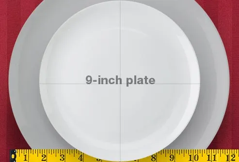 9-inch and 12-inch plates