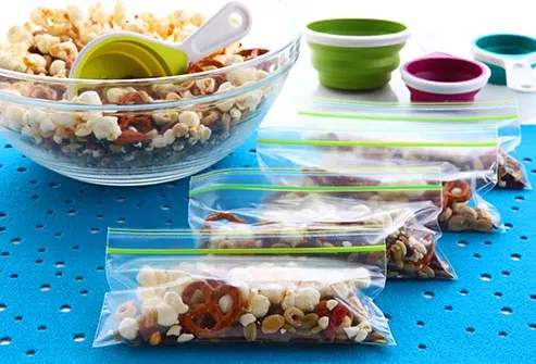 trailmix in snack bags