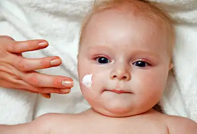 moisturizing baby face