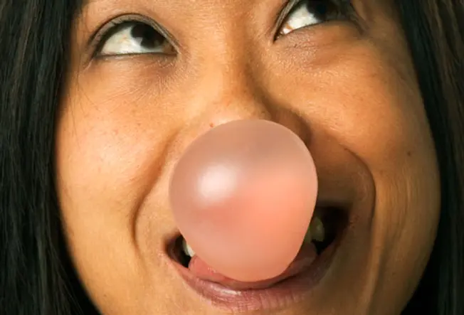 4. Swallowed Gum Can Get Stuck