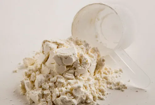 Scoop of Protein Powder Supplement