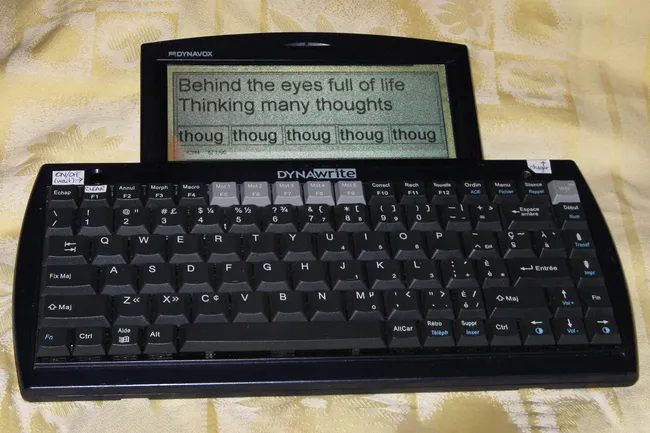 photo of text-to-speech keyboard