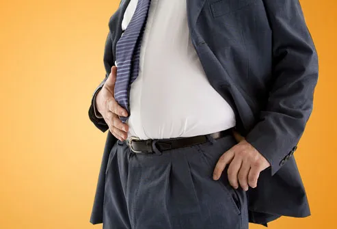 Man Holding Stomach