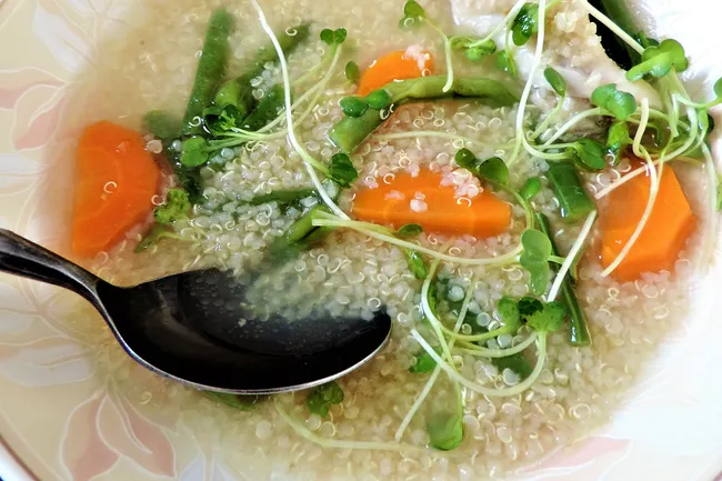 photo of quinoa soup