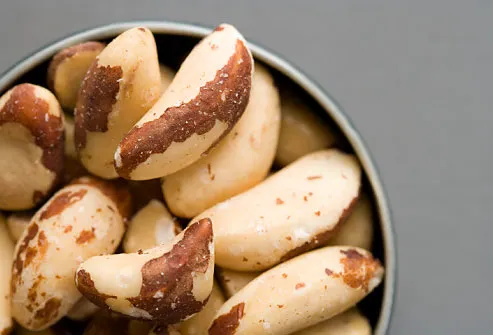 Bowl of brazil nuts