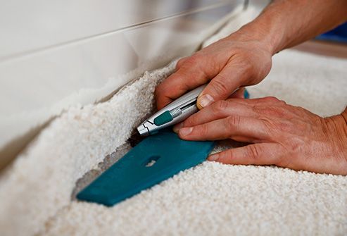 installing carpet
