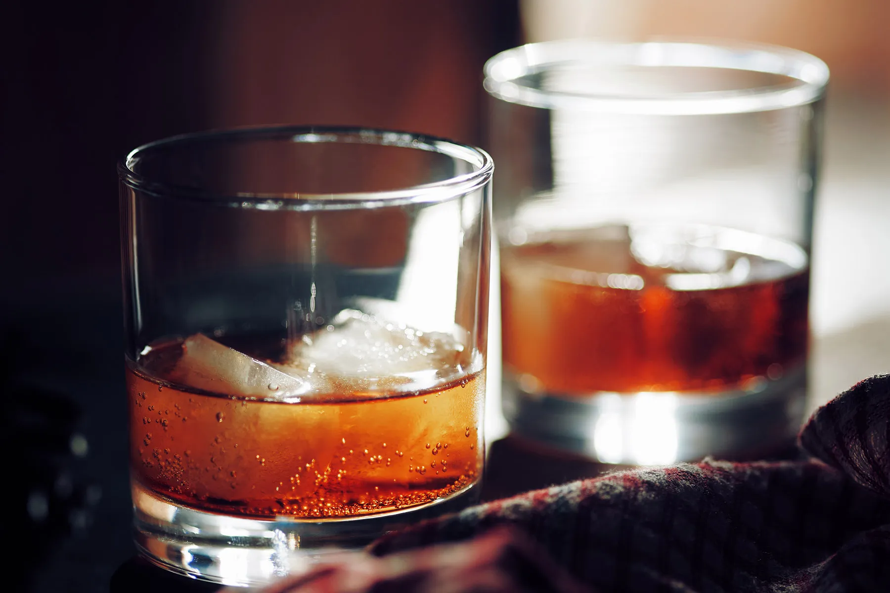 photo of glasses of whiskey