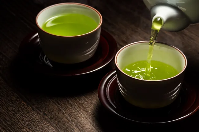 綠茶的照片