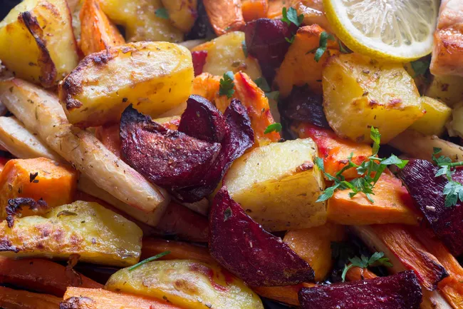 photo of roasted vegetables