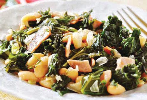 kale and white beans