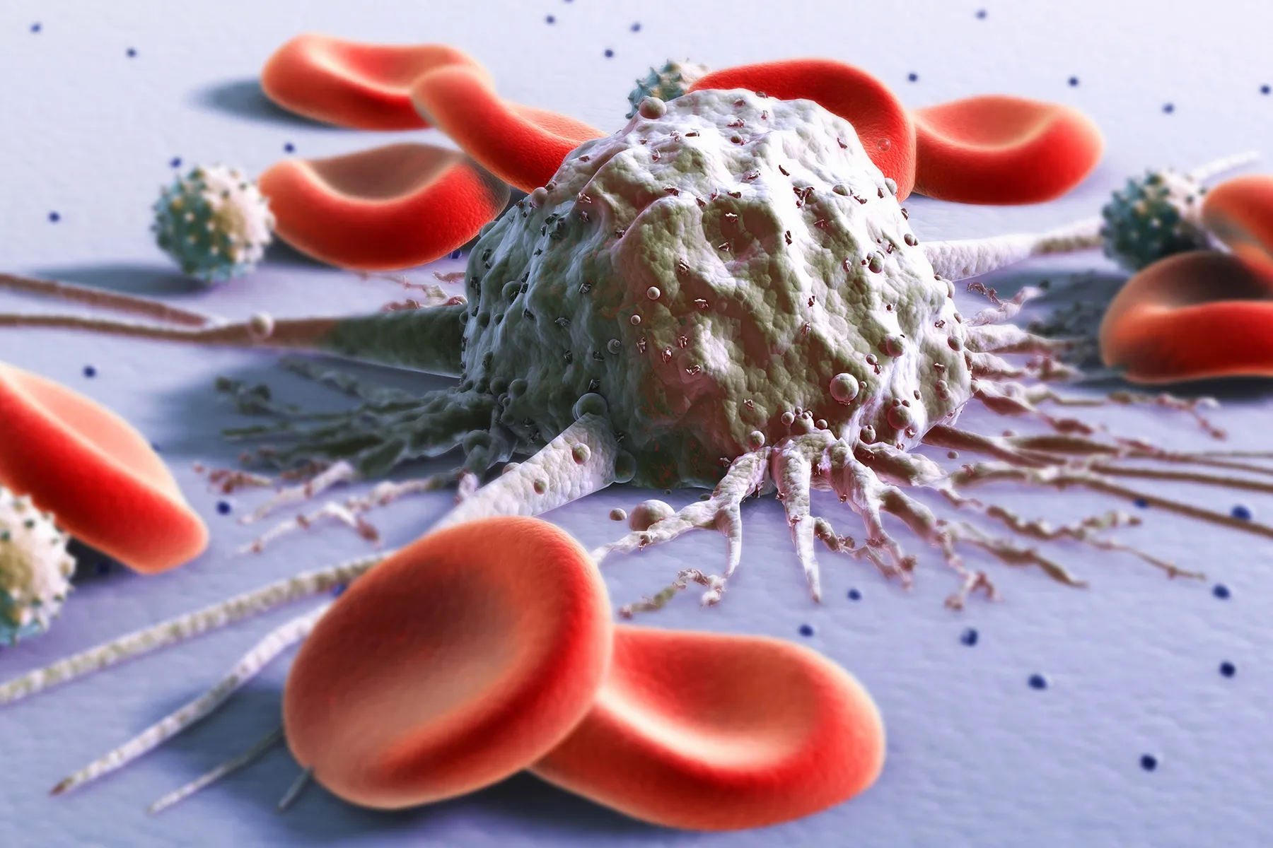 photo of blood cancer concept