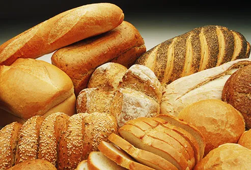 Assorted breads