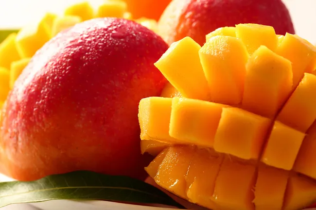 photo of sliced mango still life