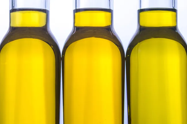 photo of bottles of olive oil