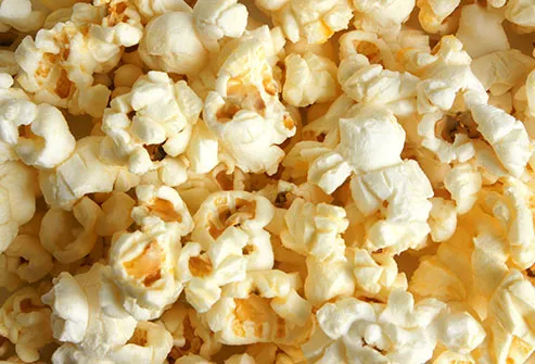 popcorn kernels close up