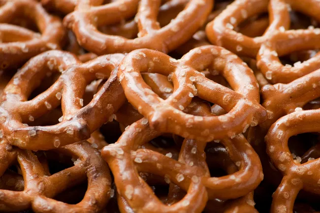 photo of pretzels close up