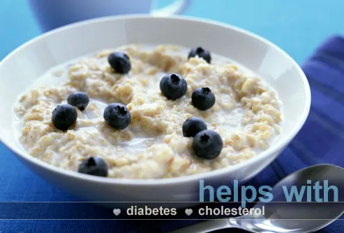 Oatmeal With Blueberries