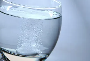 bicarbonate of soda tablets in water