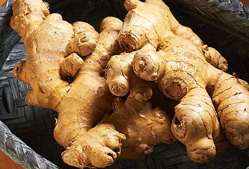 raw ginger root